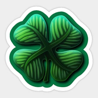 Green Clover of Glasgow Sticker